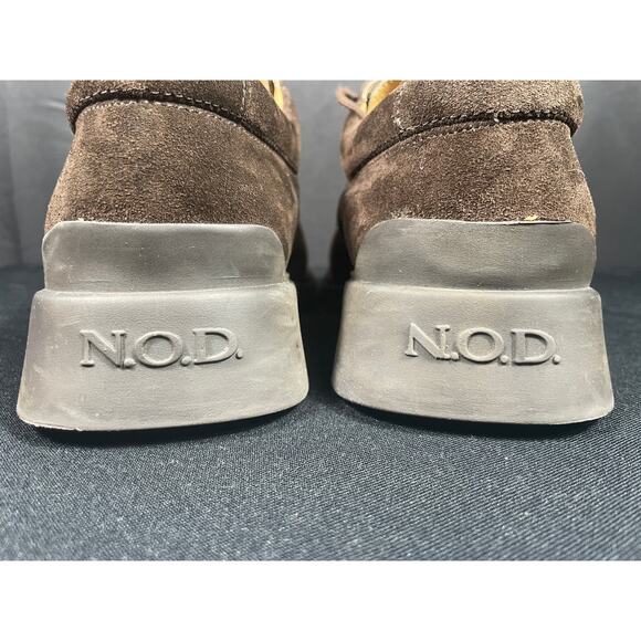 New Not Ordinary Dreams, N.O.D. Brown Suede Loafers, Made in Italy, US Size 8.5 - Picture 4 of 9